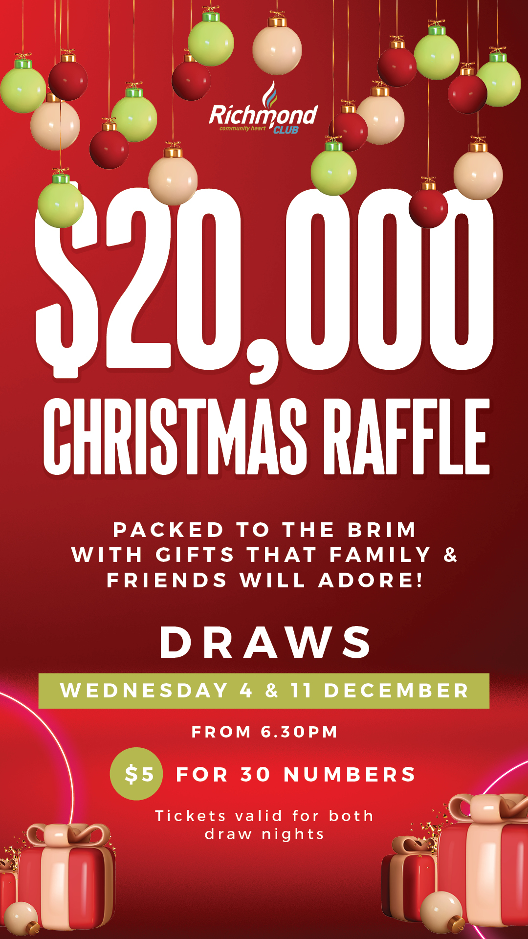 $20,000 Christmas Raffle