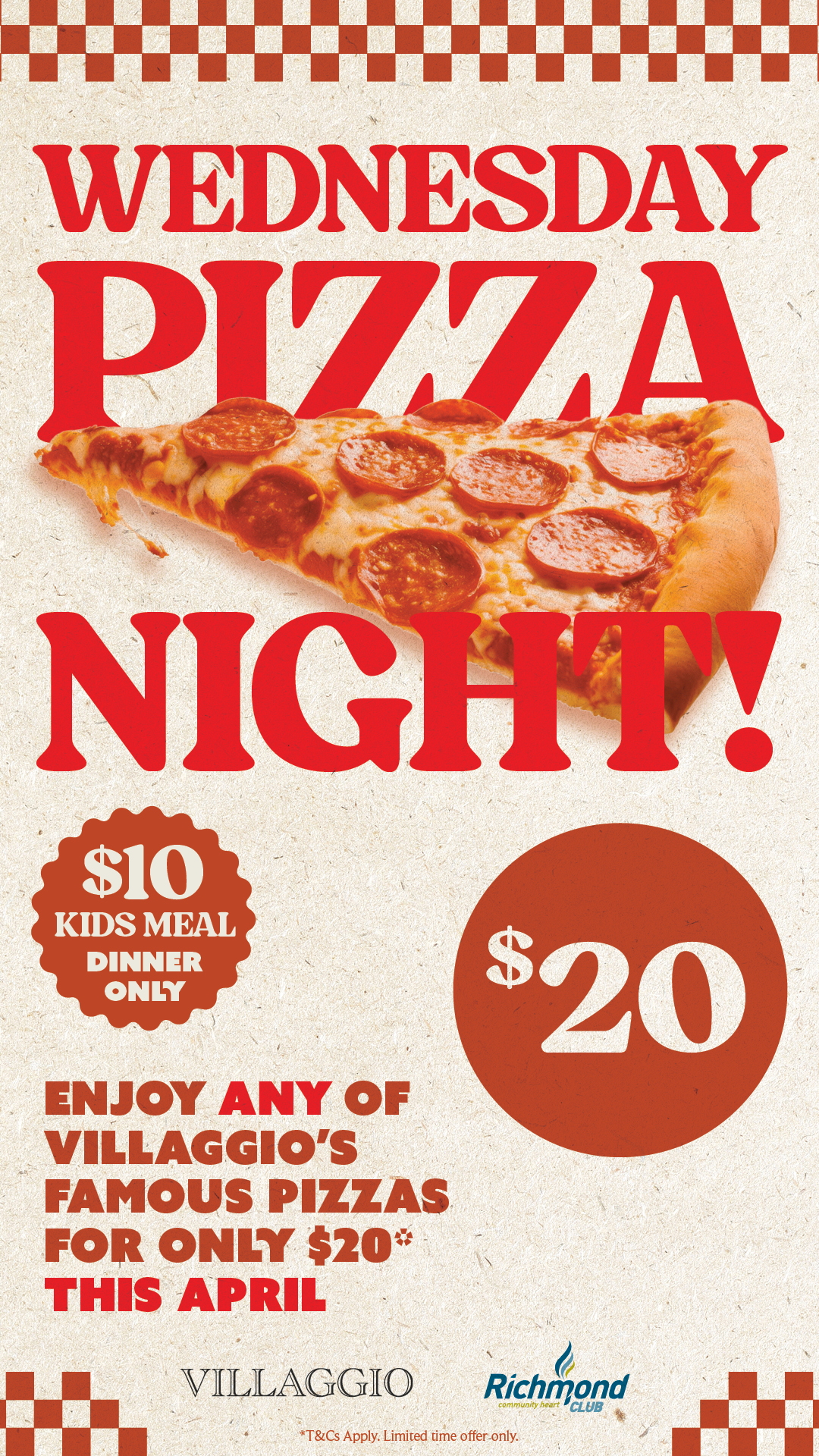 Wednesday Pizza Night!