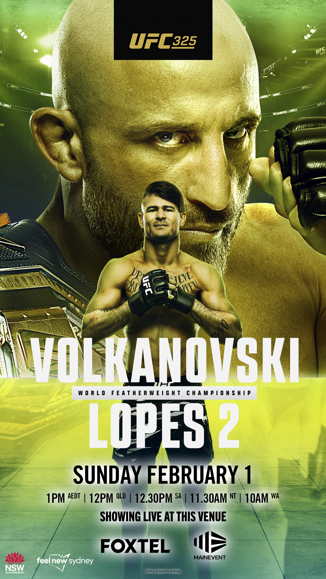 UFC – 325