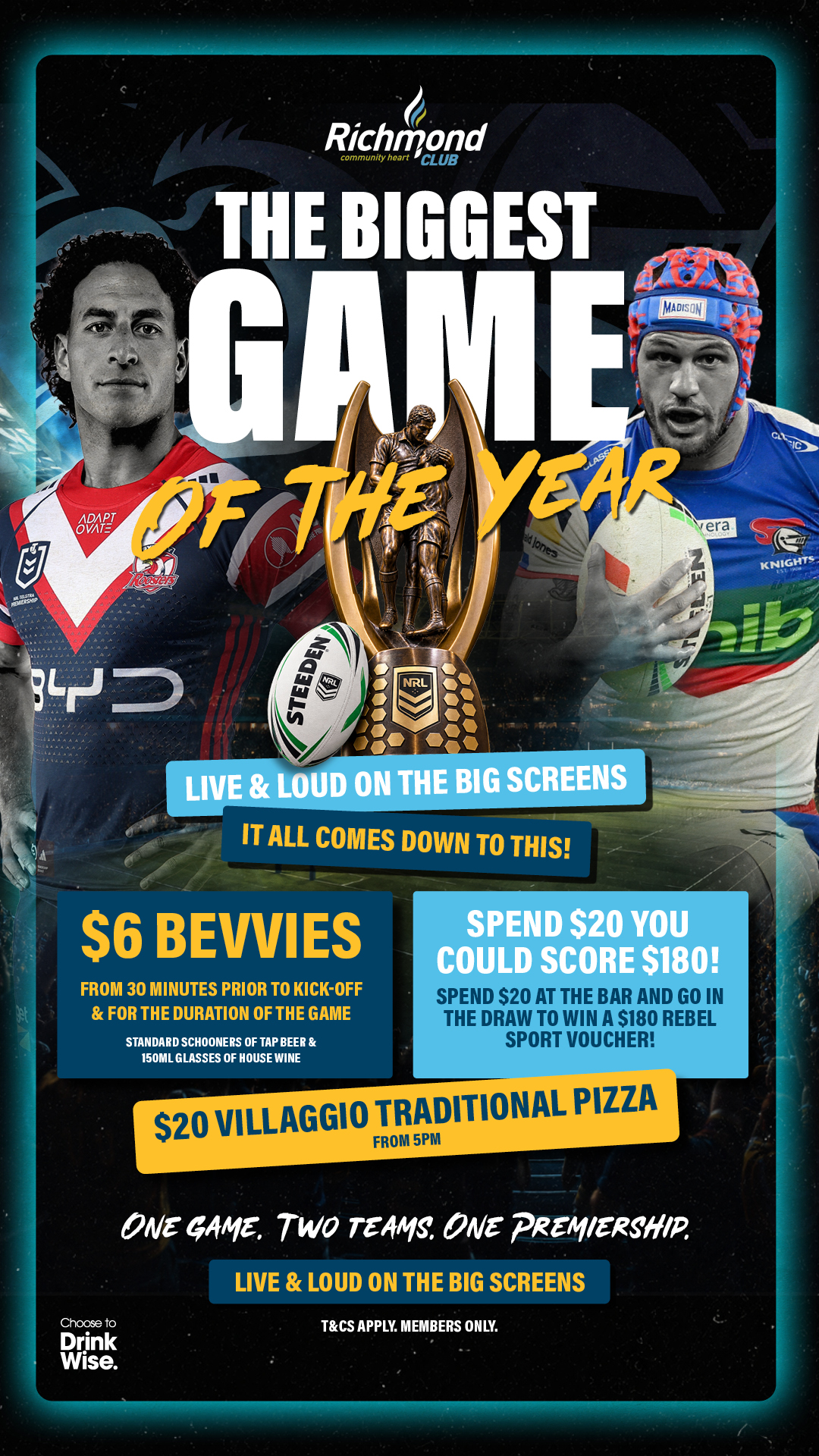 🏉 NRL GRAND FINAL – LIVE & LOUD!